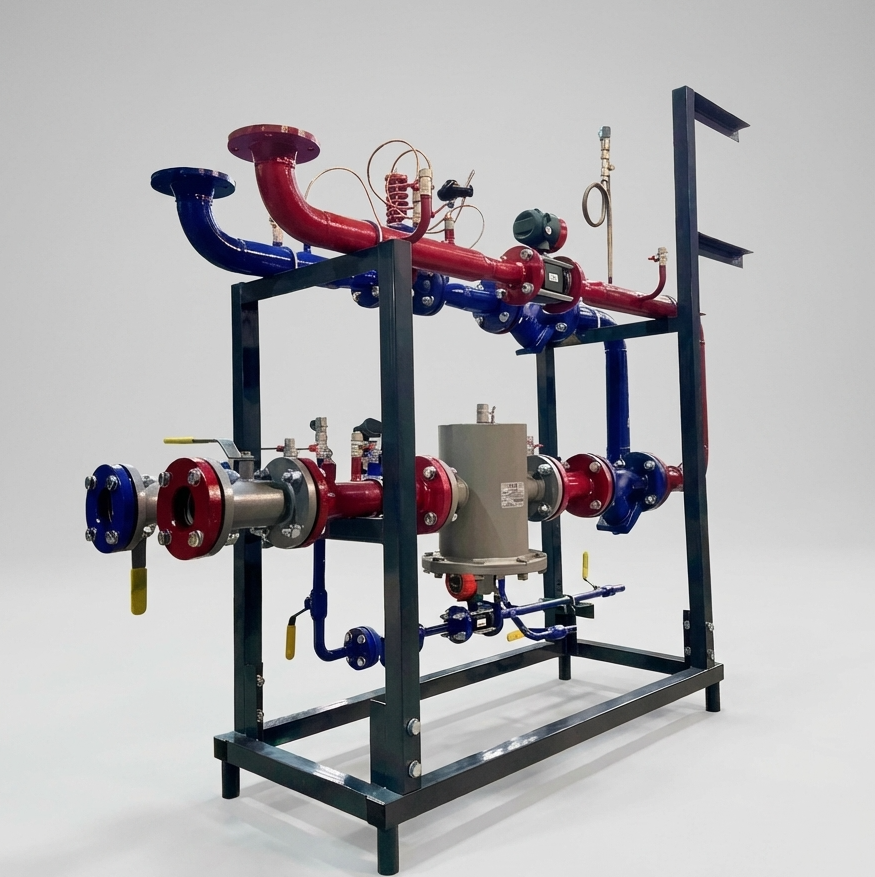 Узел ввода и учёта тепла БТП Рубикон