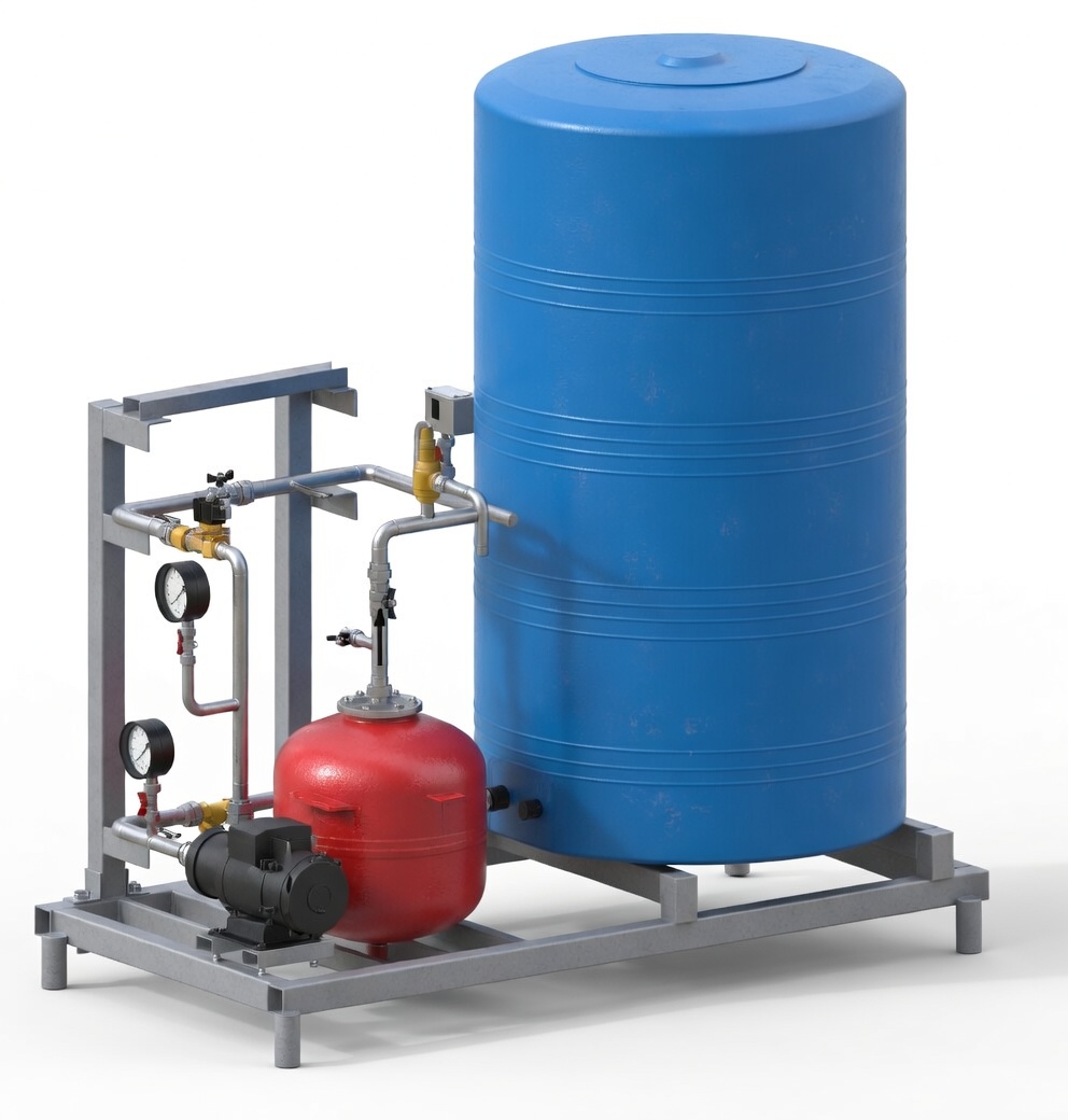 Узел подпитки вторичного контура БТП